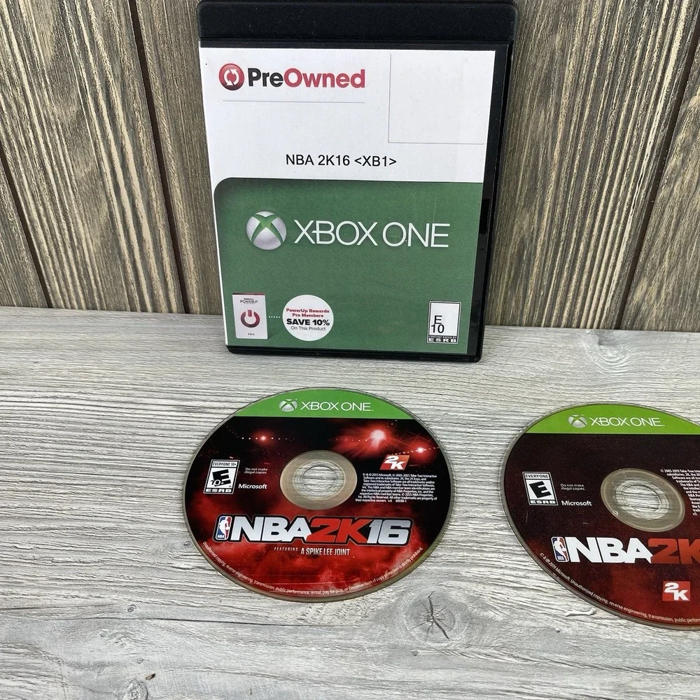 NBA 2K16 & NBA 2K20 Xbox One Game Bundle Very Good Condition Tested